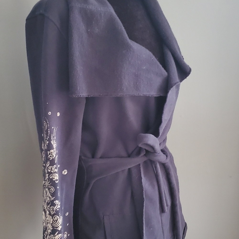 Y2K Lucky Brand Shawl Collar Wrap/Jacket